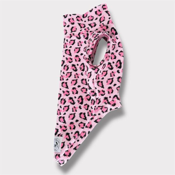Felpa Cotone Leopard Rosa Glitter
