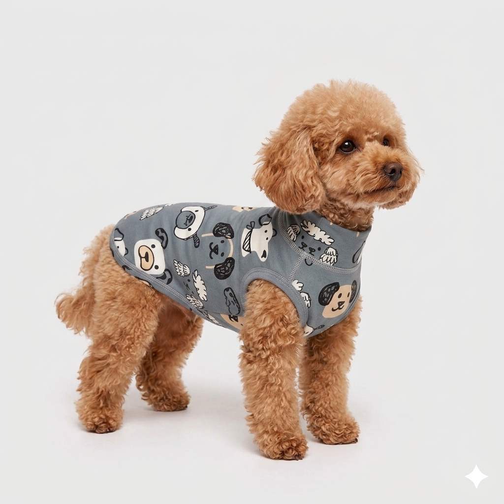Maglietta Cotone Cagnolini