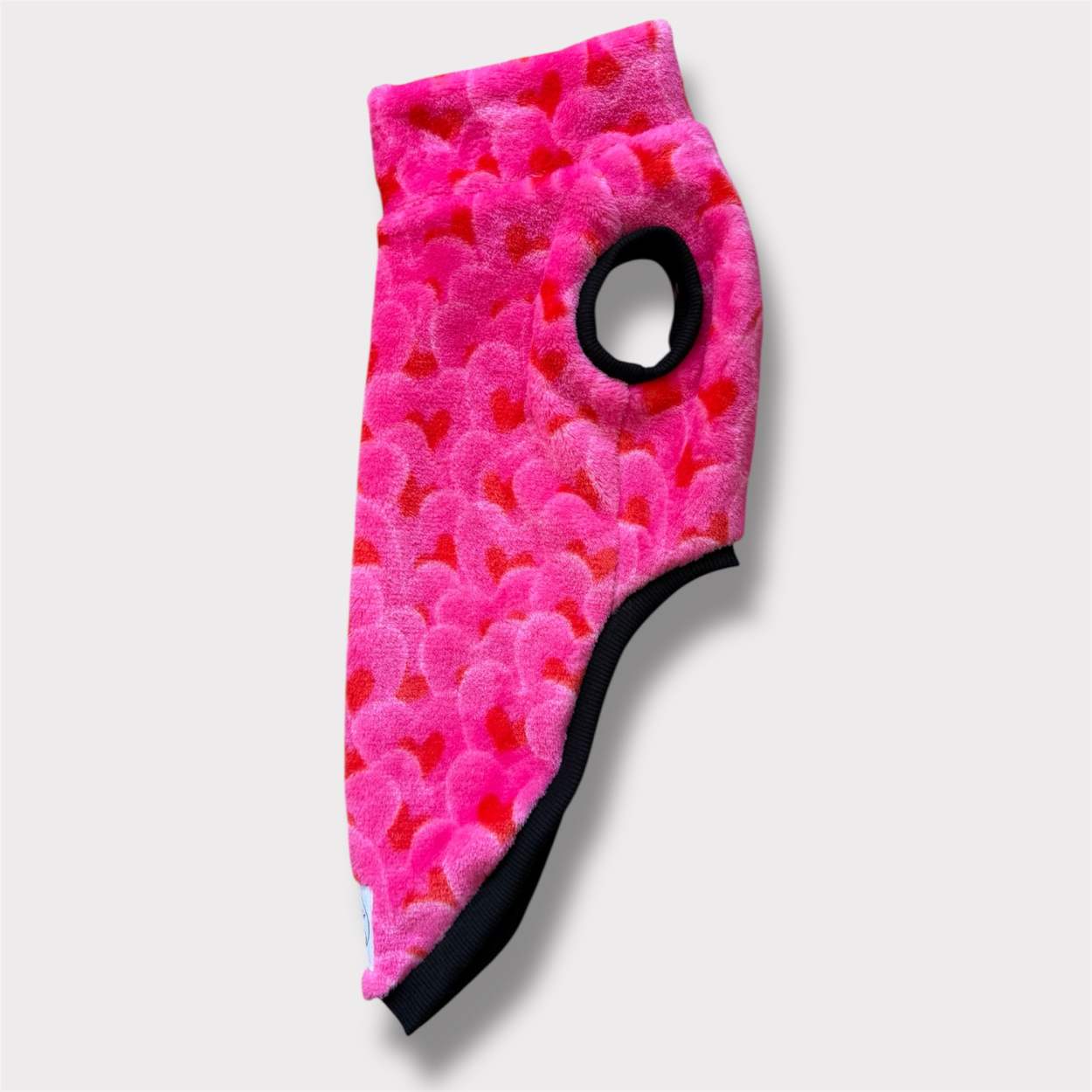 Pile Pelliccia Cuori Fucsia