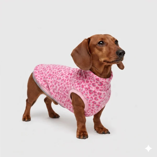 Pile Pelliccia Leopard Rosa Pile Pelliccia Leopard Rosa