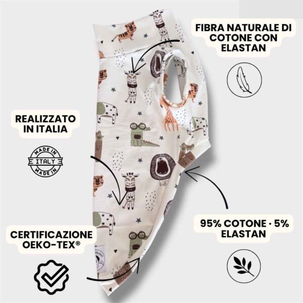 Maglietta Cotone Animali Maglietta Cotone Animali