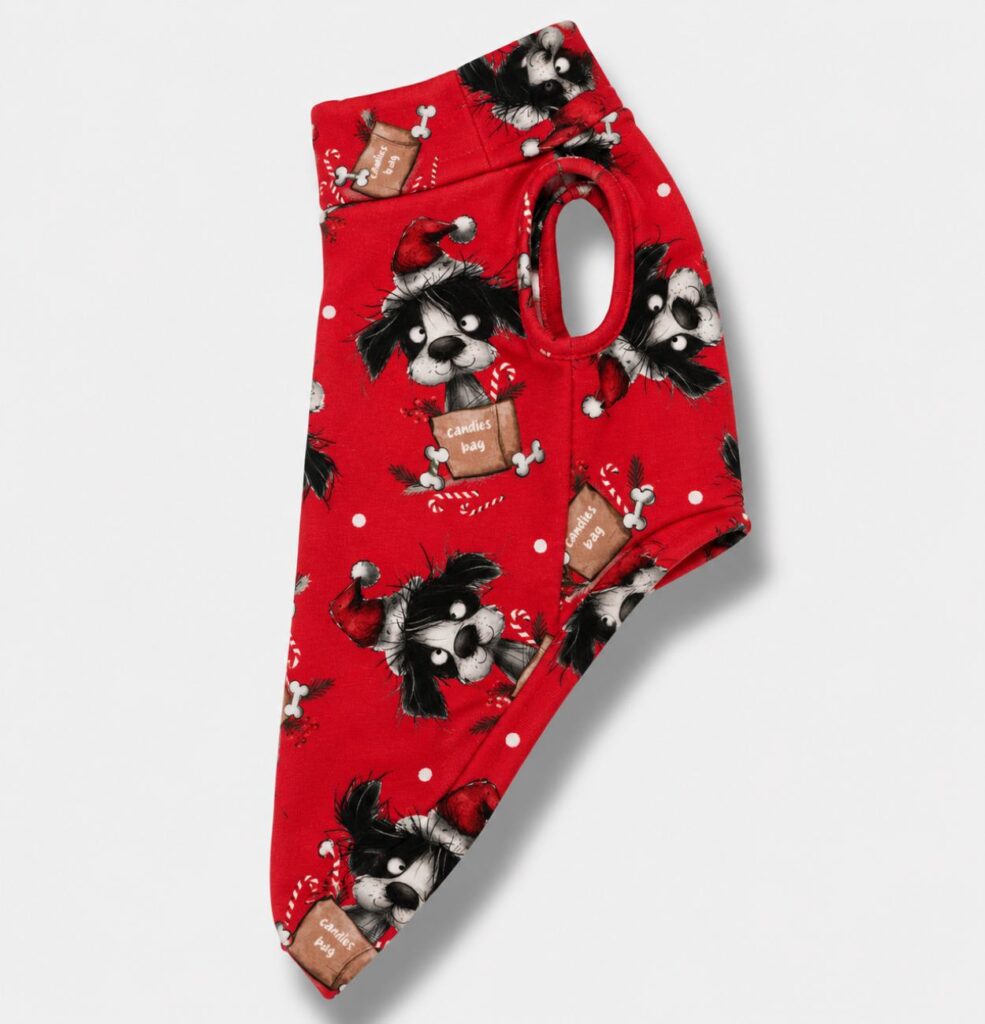 Felpa Cotone Cagnolini Natale